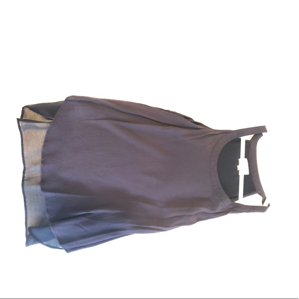 Navy dressy tank top